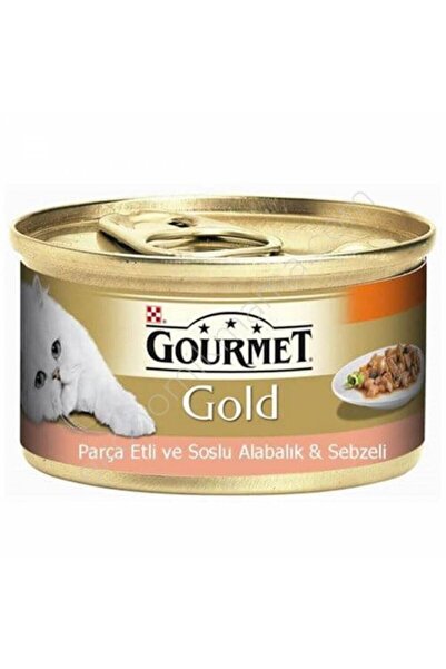 Gourmet Parça Etli Alabalık&sebze 85gr Yaş Kedi Konservesi 12 Adet