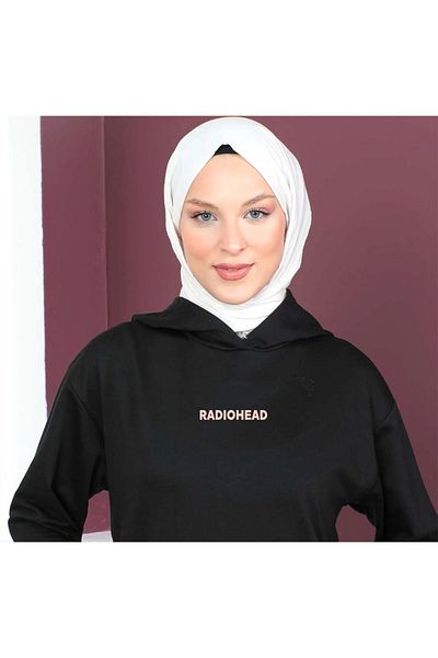 Favorim50ton Radiohead Dna Breeding - Black Hooded Unisex 3 Thread Thick Fabric T-Shirt