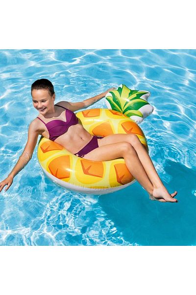 Intex باجل أناناس قابل للنفخ - باجل أناناس قابل للنفخ بالبحر - 117x86 سم