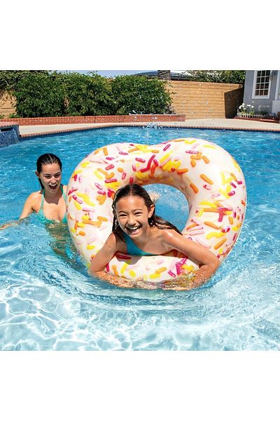 Intex Inflatable Sea Buoy - Heart Figured Donut Bagel - 104x99 cm