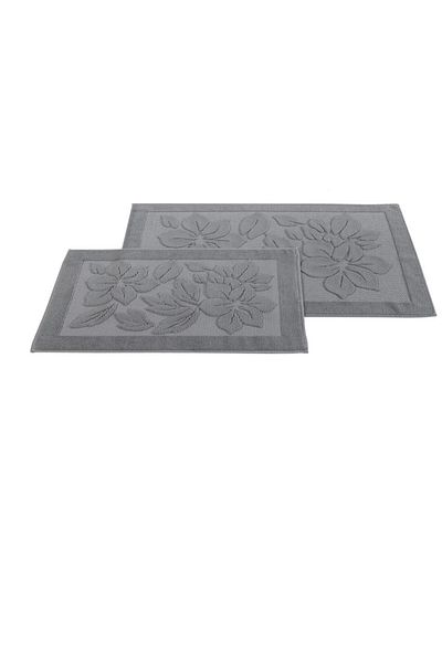 Nurpak Derya Σετ Μπάνιου 2 τεμαχίων 50x70 και 60x95 Ανθρακί
