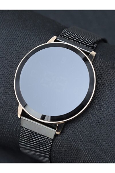 Spectrum Mıknatıslı Hasır Kordon Dijital Dokunmatik Kadın Kol Saati