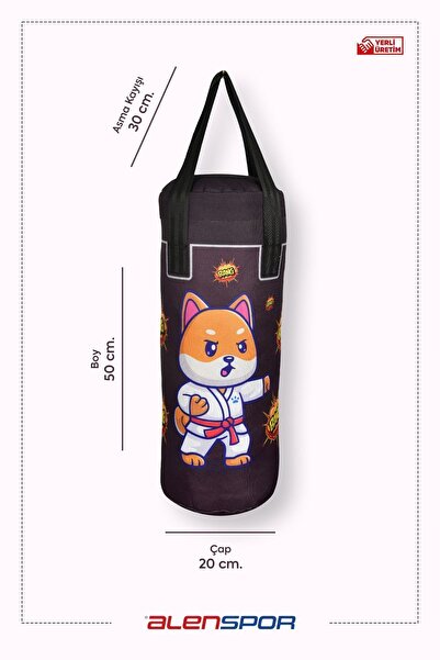 ALEN SPOR Çocuk Boks Torbası - Mor