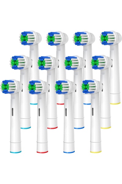 LOVYCO Oral B ve Braun Uyumlu Şarjlı Ve Pilli Diş Fırça Yedek Başlığı 12 Adet...