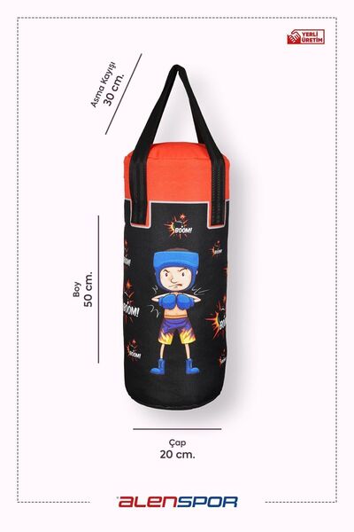 ALEN SPOR Çocuk Boks Torbası - Siyah