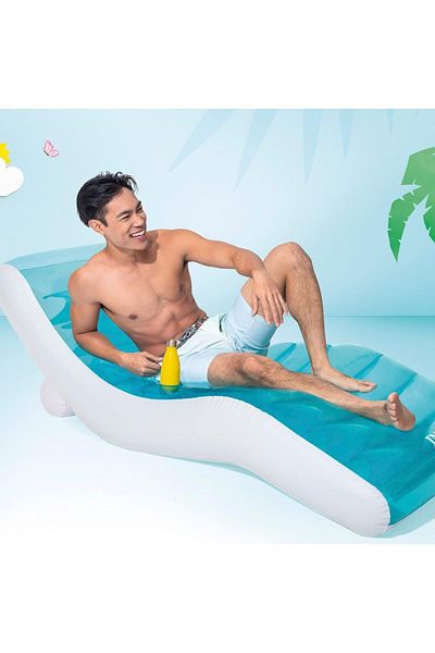 Intex Lux Inflatable Sea Bed - Large Delux Lounge - 191x99 cm Pool Bed