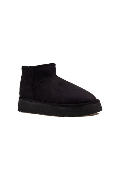 Pierre Cardin 52709 Μοντέλο - Γυναικείες Μπότες Μαύρες Γούνες, Κοντό Μήκος UG