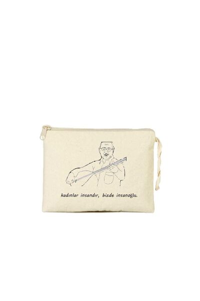 bezçantadünyası Neşet Ertaş Kadınlar Günü Clutch Çanta