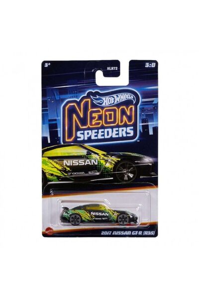 HOT WHEELS Neon Speeders 2017 Nissan GT-R R35 Arabaları