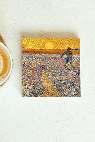 HEDİYEDİYE سلسلة فنسنت فان جوخ - كوستر حجري واحد