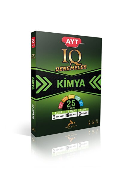 paraf yayınları Ayt Iq Kimya 25 Branş Denemesi