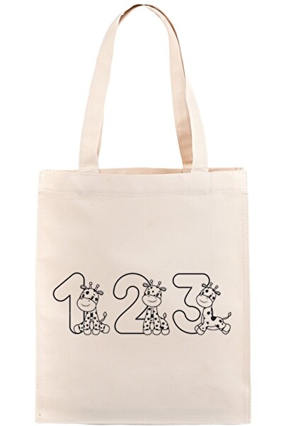 bezçantadünyası Coloring Cloth Bag 123
