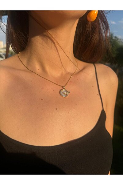 Mojo Jewellery قلادة اليعسوب الفولاذية المضادة للتشويه