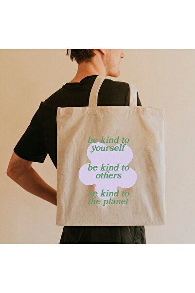 bezçantadünyası Tote Bag - Be Kind To Model