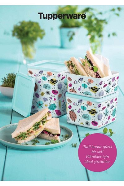 Tupperware Kubik 3-Piece Storage Set