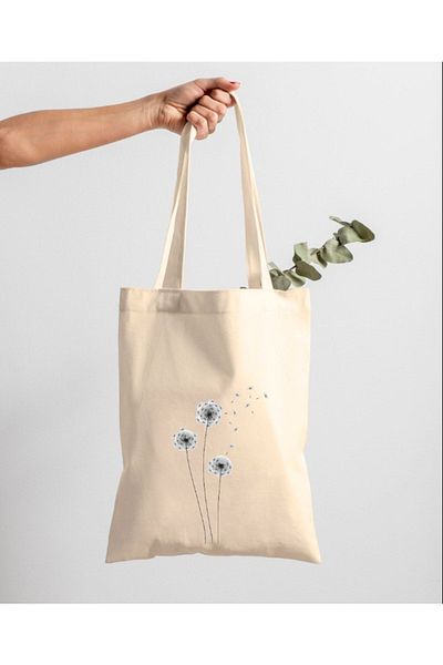 bezçantadünyası Cloth Bag - Floral Printed Design