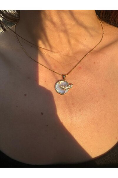 Mojo Jewellery قلادة اليعسوب الفولاذية المضادة للتشويه