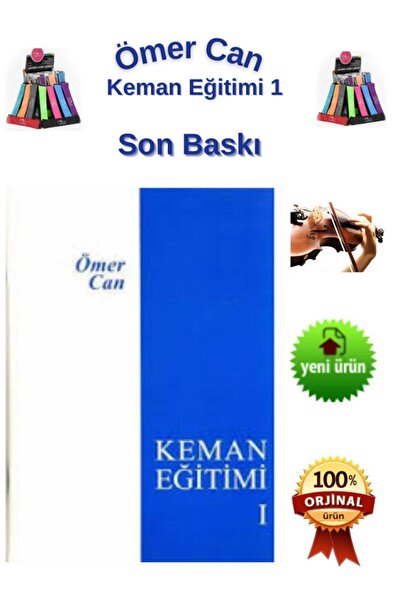 Evrensel Basım Yayın Ömer Can Keman Eğitimi 1 (Orijinal Ürün-Son Baskı)+Cambridge Lastikli Kalemlik