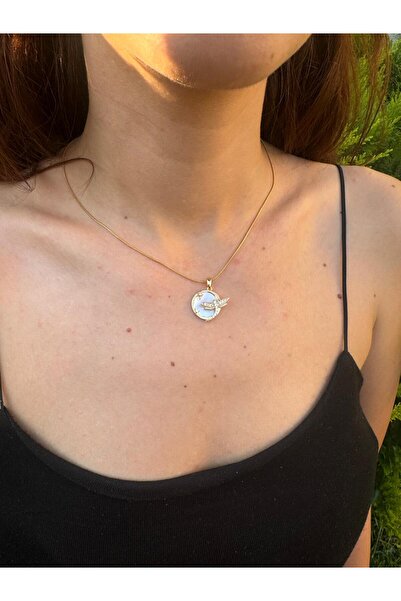 Mojo Jewellery قلادة اليعسوب الفولاذية المضادة للتشويه