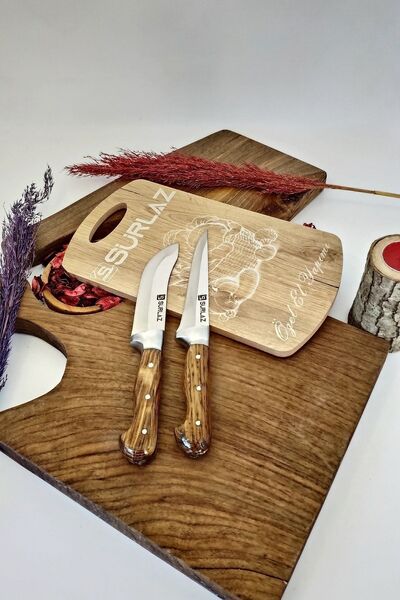 SürLaz Sürmene Usta Et Seti+ Doğrama Tahtası