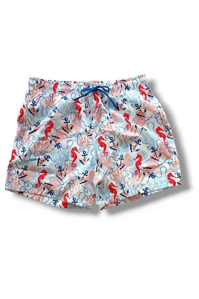 Dopomare Denver Pattern - Quick Dry μαγιό με κορδόνια και τσέπες