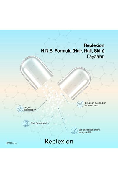 Replexion H.N.S. (Hair,Nail,Skin) 90 Capsules Food Supplement