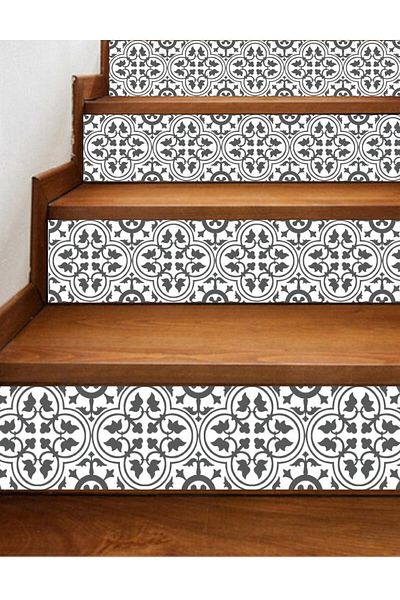 Sim Tasarım - Sim172 - Geometric Stair Step Sticker Colorful