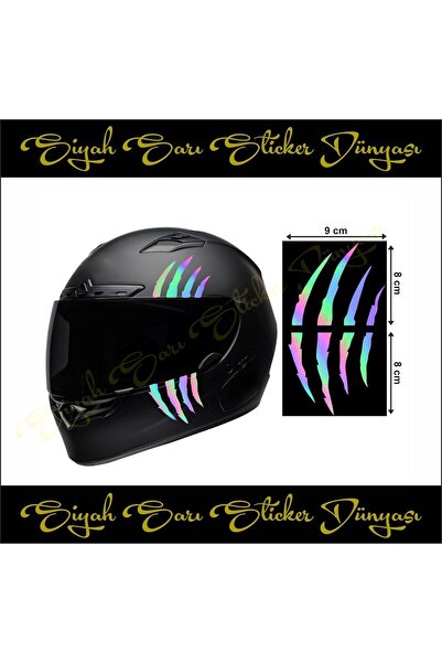 S&S HEDİYELİK EŞYA Pençe Motor Kask Arma Depo Kapağı Araba Araç Otomobil Moto...