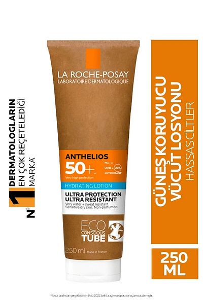 La Roche Posay Anthelios SPF 50 Sunscreen Lotion for Face and Body for All Skin Types 250 Ml