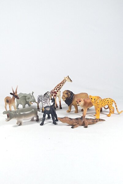 Vardem Dinozor, Çiftlik, Vahşi Ve Deniz Hayvanları Oyun Setleri 10 Parça Özel Kutusunda
