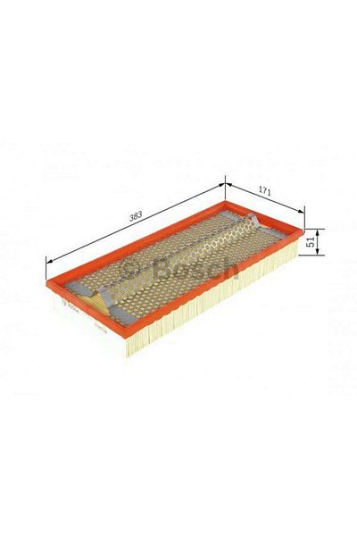 Bosch Air Filter - Mercedes OM602 190 W201 W124 W460 W463 333108