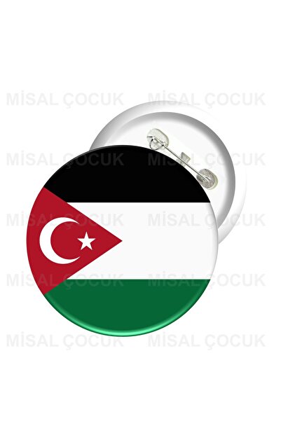 Badge 21 - Turkish and Palestinian Flag (5 PIECES)