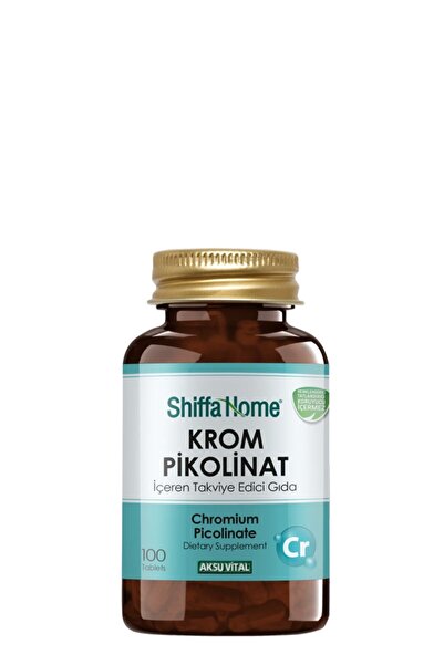 Shiffa Home Krom Pikolinat Diyet Takviyesi 100 Tablet