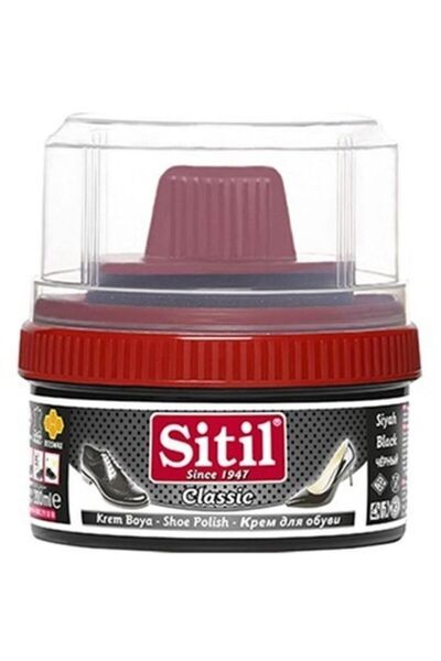 SİTİL Siyah Krem Klasik Ayakkabı Boyası 175 Ml.
