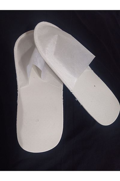 Nsb Slippers 50 Pairs Disposable Hotel Slippers Overlock