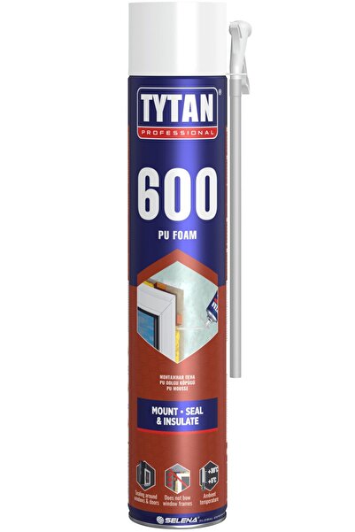 TOPALAKTİCARET Tytan Polyfix 600Gr Poliüretan Montaj Dolgu Köpüğü Professiona...
