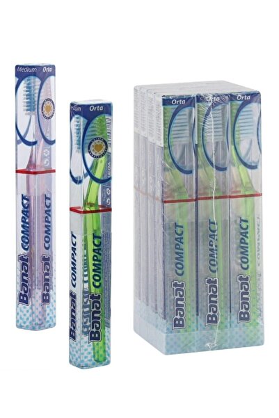 sahanedunya 5 Pieces Banat Compact Toothbrush