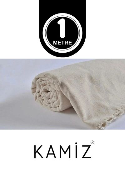 KAMİZ Πλυμένο Λινό Ύφασμα Πλάτος 230cm Βιολογικό - Φυσικό - Ύφασμα Punch