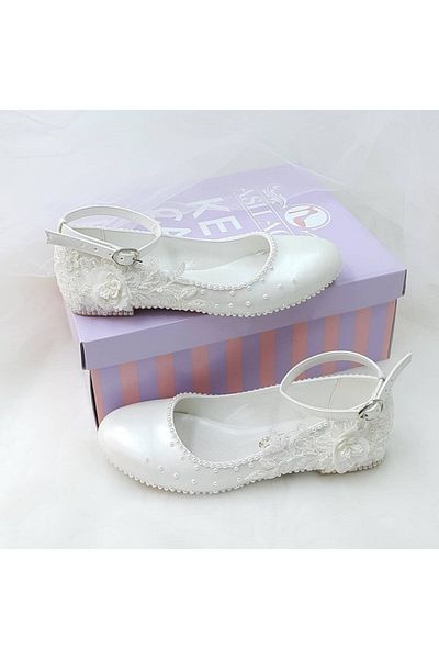 ASLIACAR Design Lace Flower Patterned Comfortable Wedding Dress Ballet Aslı Acar