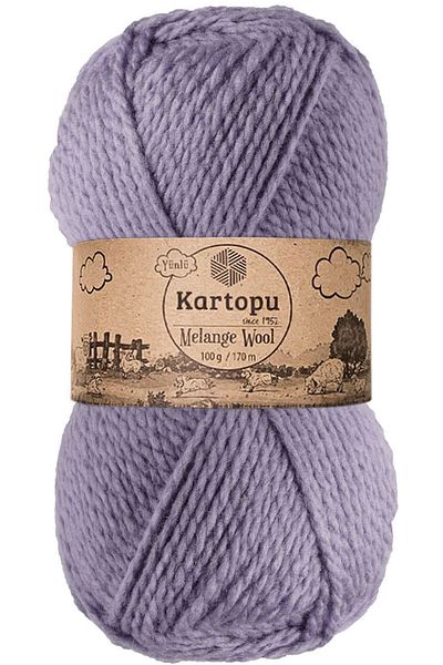 Kartopu Πλεκτό μαλλί Melange Wool - Σχοινί χειρός K711