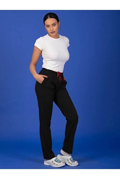 Genel Markalar Unisex Kalıp Tam Lastikli Soft Likralı Hemşire / Doktor Scrubs...