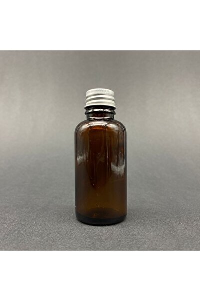 Pause Art Home 30 мл амбър стъклена бутилка с метален капак за колония, празн...