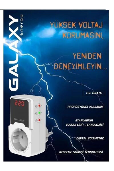 Galaxy S220 Voltaj Koruyucu (elektronik Cihazlar Için) Priz Tip