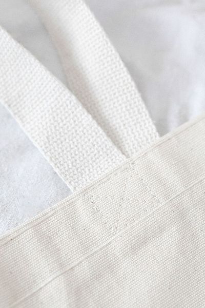 feinas Geantă Tote Canvas Bibliophilia - Buzunar interior cu fermoar - 320gr
