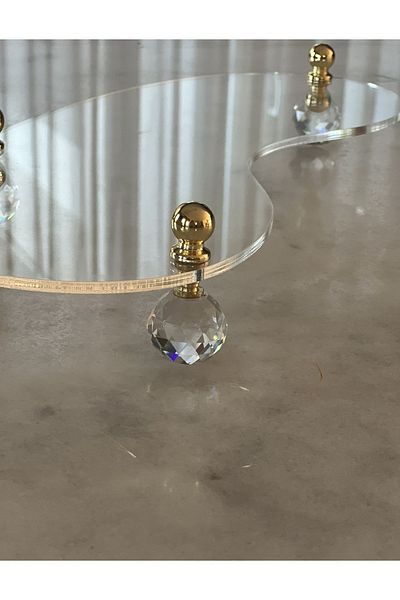 lamoonhome Crystal Footed Aromatherapy Organizer Multi-Purpose Bathroom / Tableware / Jewelry