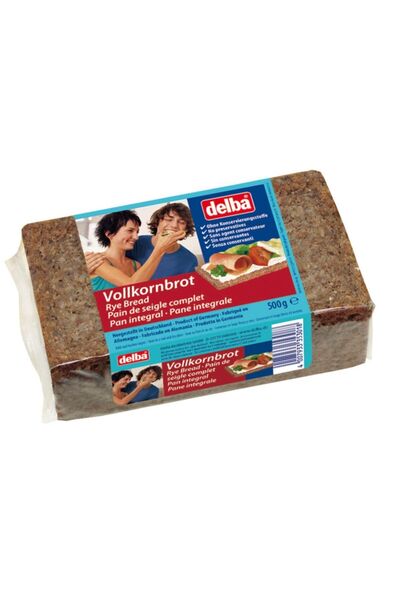 Delba Vollkornbrot / Tam Tahıllı Kepekli Çavdar 500 Gr