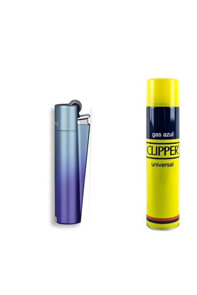 Clipper Clıpper Tam Metal Taşlı Çakmak Clıpper 250ml Çakmak Gazı