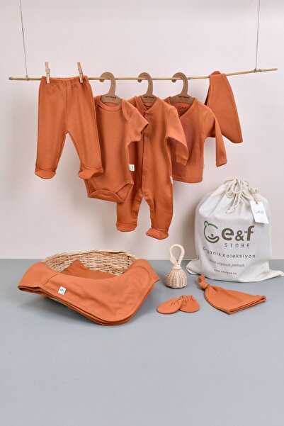 e&f Store Organic Hospital Discharge Set of 8 - Certified and Cotton Fabric -...