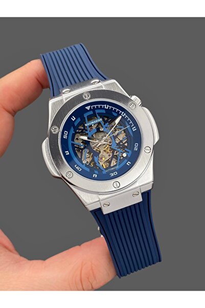 Navimarine Original 47mm Case Diameter Automatic Mechanism Waterproof Silicone Band Men Wristwatch