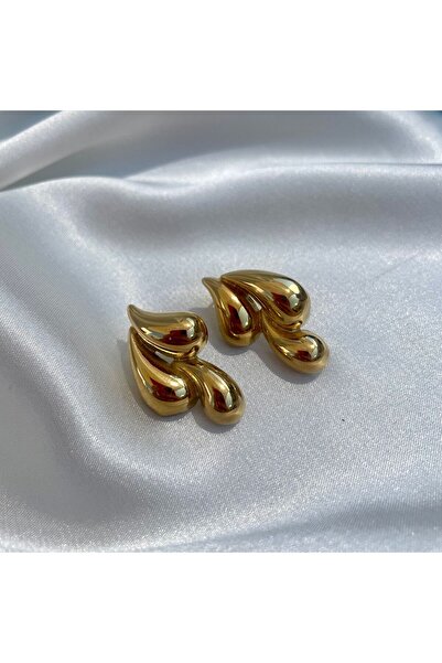 10 july jewelry Minik Su Damlaları Küpe